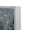 10" LED Lighted Let it Snow Winter Forest Christmas Wall Art